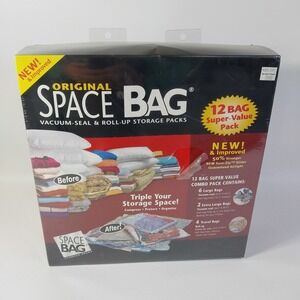 Original Space Bag Set Of 12 Vacuum Seal And Roll up‎ Compressible Storage Bags